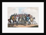 The Betting Post, Humours of Fox Hunting by Thomas Rowlandson