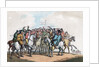 The Betting Post, Humours of Fox Hunting by Thomas Rowlandson