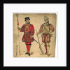 Beefeater and Spanish soldier by Lucien Besche
