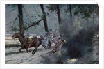 'On the Road to Souain, Sommepy', France, World War I by Anonymous