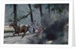 'On the Road to Souain, Sommepy', France, World War I by Anonymous
