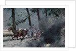 'On the Road to Souain, Sommepy', France, World War I by Anonymous