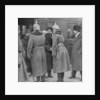 Leon Trotsky arriving for peace negotiations with the Germans, Brest-Litovsk by Anonymous