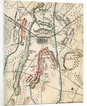 Map of the Battle of Gettysburg, Pennsylvania, 1-3 July 1863 by Charles Sholl