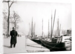 Policeman by a canal, Rotterdam by James Batkin