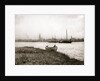 Rowing boat by a canal, Rotterdam by James Batkin