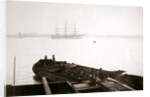 Barge loaded with freight, Rotterdam by James Batkin