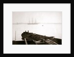 Barge loaded with freight, Rotterdam by James Batkin