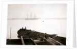 Barge loaded with freight, Rotterdam by James Batkin