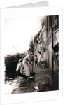 Woman mopping the street, Dordrecht, Netherlands by James Batkin