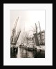 Canal bridge and boats, Dordrecht, Netherlands by James Batkin