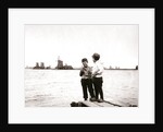 Boys by a canal, Laandam, Netherlands by James Batkin