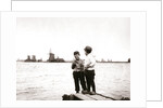 Boys by a canal, Laandam, Netherlands by James Batkin