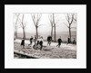 Children running alongside a canal, Monnickendam, Netherlands by James Batkin