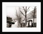 Two women on a canal bank, Broek, Netherlands by James Batkin