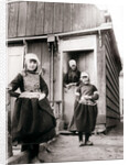 Girls in traditional dress, Marken Island, Netherlands by James Batkin