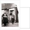 Girls in traditional dress, Marken Island, Netherlands by James Batkin