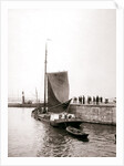 Canal boat, Marken Island, Netherlands by James Batkin