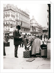 Woman polishing shoes, Brussels by James Batkin