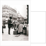 Woman polishing shoes, Brussels by James Batkin
