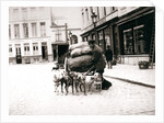 Man with dogcart, Antwerp by James Batkin