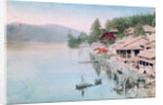 Village by water, Japan by Anonymous