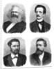 Four German socialists by Anonymous