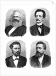 Four German socialists by Anonymous