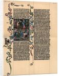 A page from the Wenzel Bible by Anonymous
