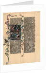 A page from the Wenzel Bible by Anonymous