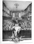 Interior of the House of Commons, Westminster, London by John Pine