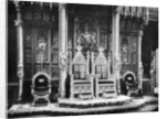The Royal Throne, House of Lords, Westminster by John Benjamin Stone
