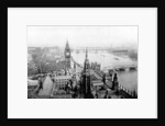 The Houses of Parliament, as seen from Victoria Tower, Westminster, London by Anonymous