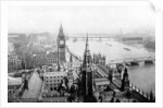 The Houses of Parliament, as seen from Victoria Tower, Westminster, London by Anonymous