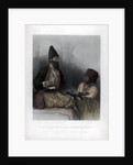 A Persian Prince, his slave bringing him sherbet by H Robinson