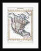 Map of North America by Anonymous