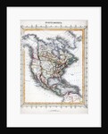 Map of North America by Anonymous