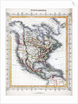 Map of North America by Anonymous
