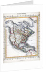 Map of North America by Anonymous