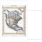 Map of North America by Anonymous