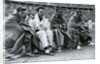 Athletes Frank Wykoff, Paul Hanni, Ralph Metcalfe and Jesse Owens, Berlin Olympics by Anonymous