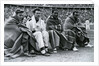 Athletes Frank Wykoff, Paul Hanni, Ralph Metcalfe and Jesse Owens, Berlin Olympics by Anonymous