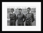 Robert Clark, Glenn Morris, John Parker, American decathletes, Berlin Olympics by Anonymous