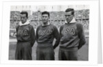 Robert Clark, Glenn Morris, John Parker, American decathletes, Berlin Olympics by Anonymous