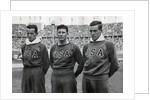 Robert Clark, Glenn Morris, John Parker, American decathletes, Berlin Olympics by Anonymous