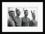 Part of the American gold medal-winning rowing eight, Berlin Olympics by Anonymous