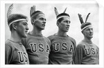 Part of the American gold medal-winning rowing eight, Berlin Olympics by Anonymous