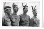 Part of the American gold medal-winning rowing eight, Berlin Olympics by Anonymous