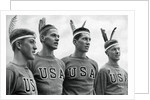 Part of the American gold medal-winning rowing eight, Berlin Olympics by Anonymous