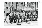 Canadian ice hockey team, Winter Olympic Games, Garmisch-Partenkirchen, Germany by Anonymous